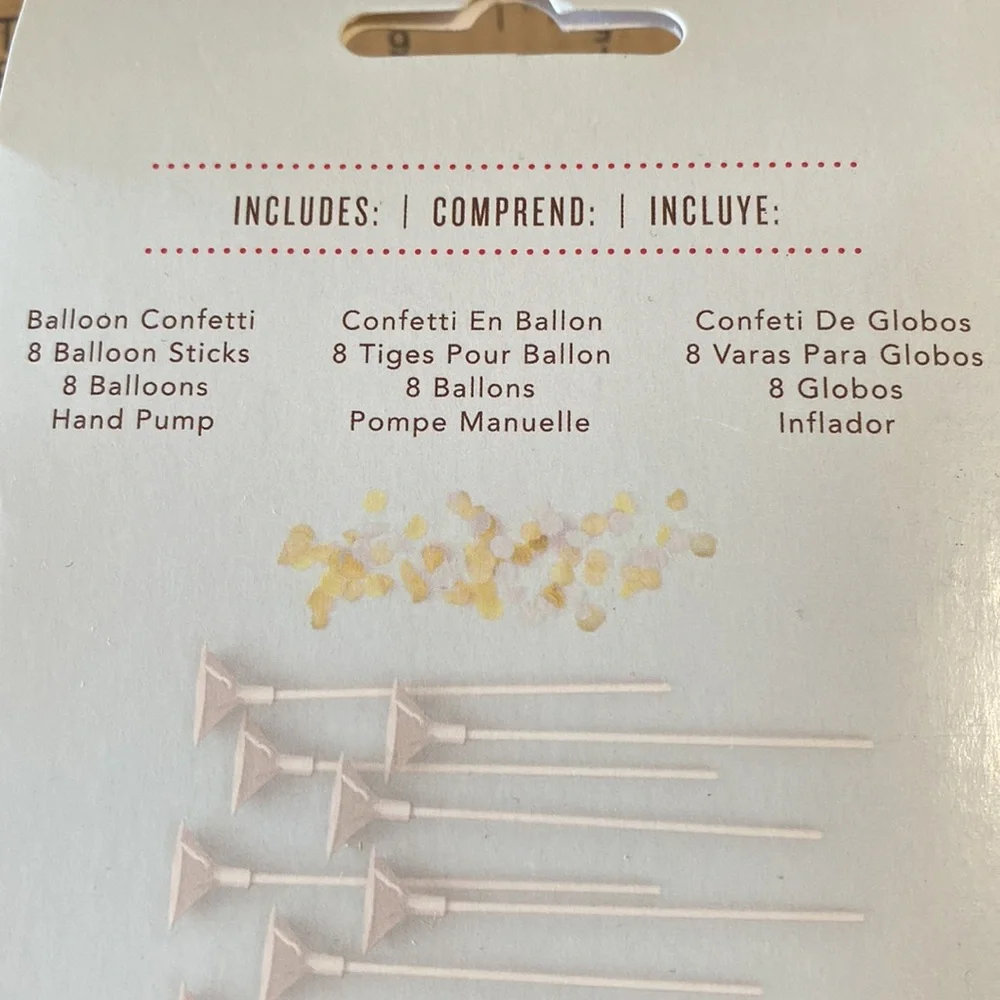Mini-Balloon Cake Topper Kit.
